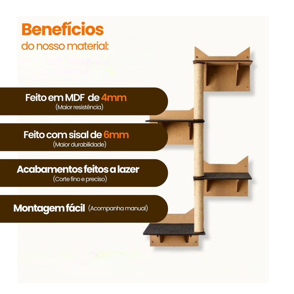Arranhador Torre para Gatos - Edição Especial