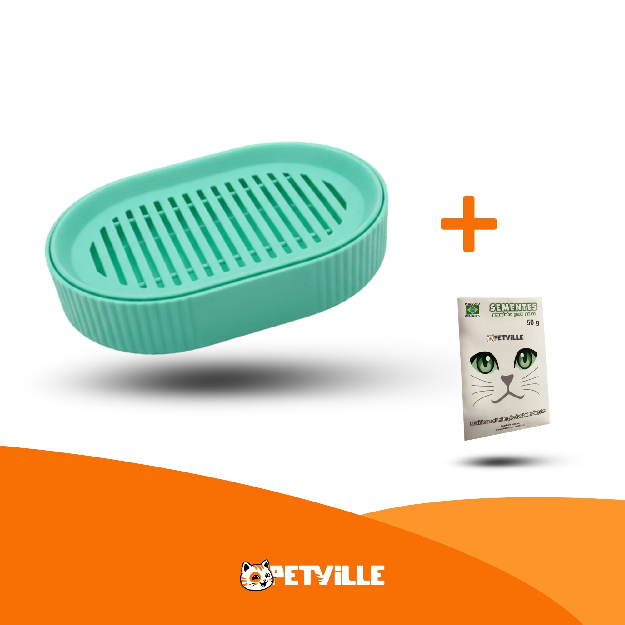 Grama Hidropônica Cultivável para Gatos - Petville™