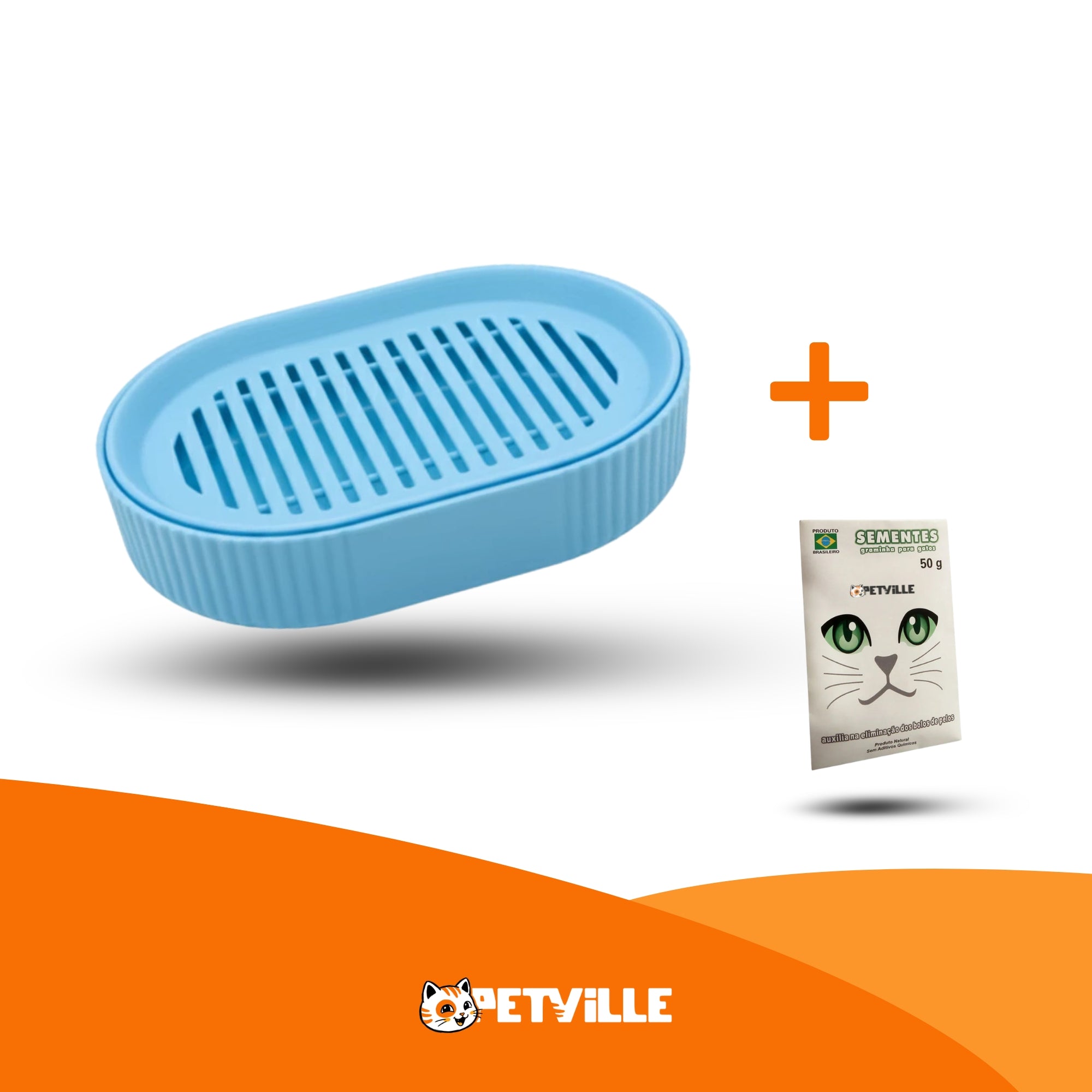 Grama Hidropônica Cultivável para Gatos - Petville™