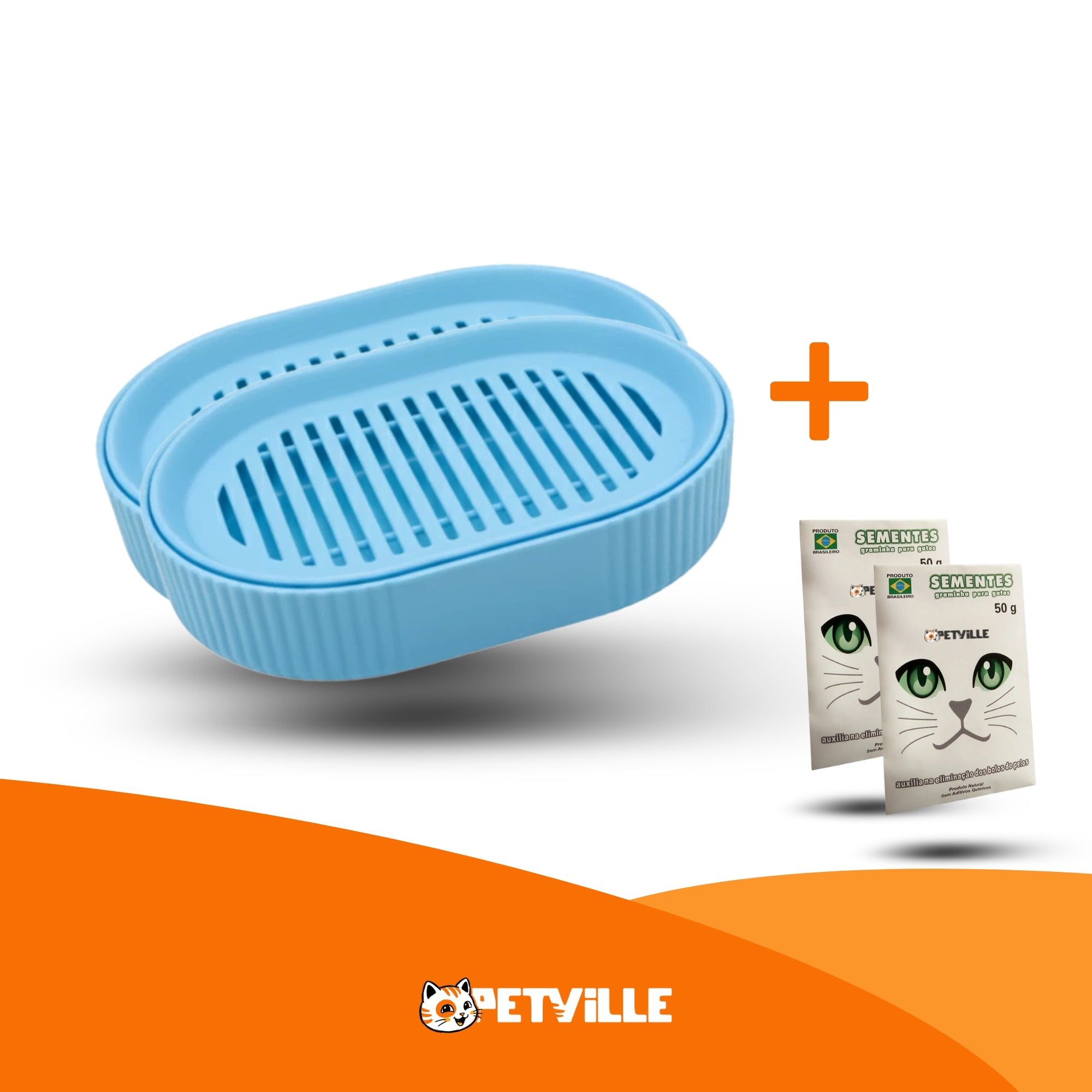 Grama Hidropônica Cultivável para Gatos - Petville™