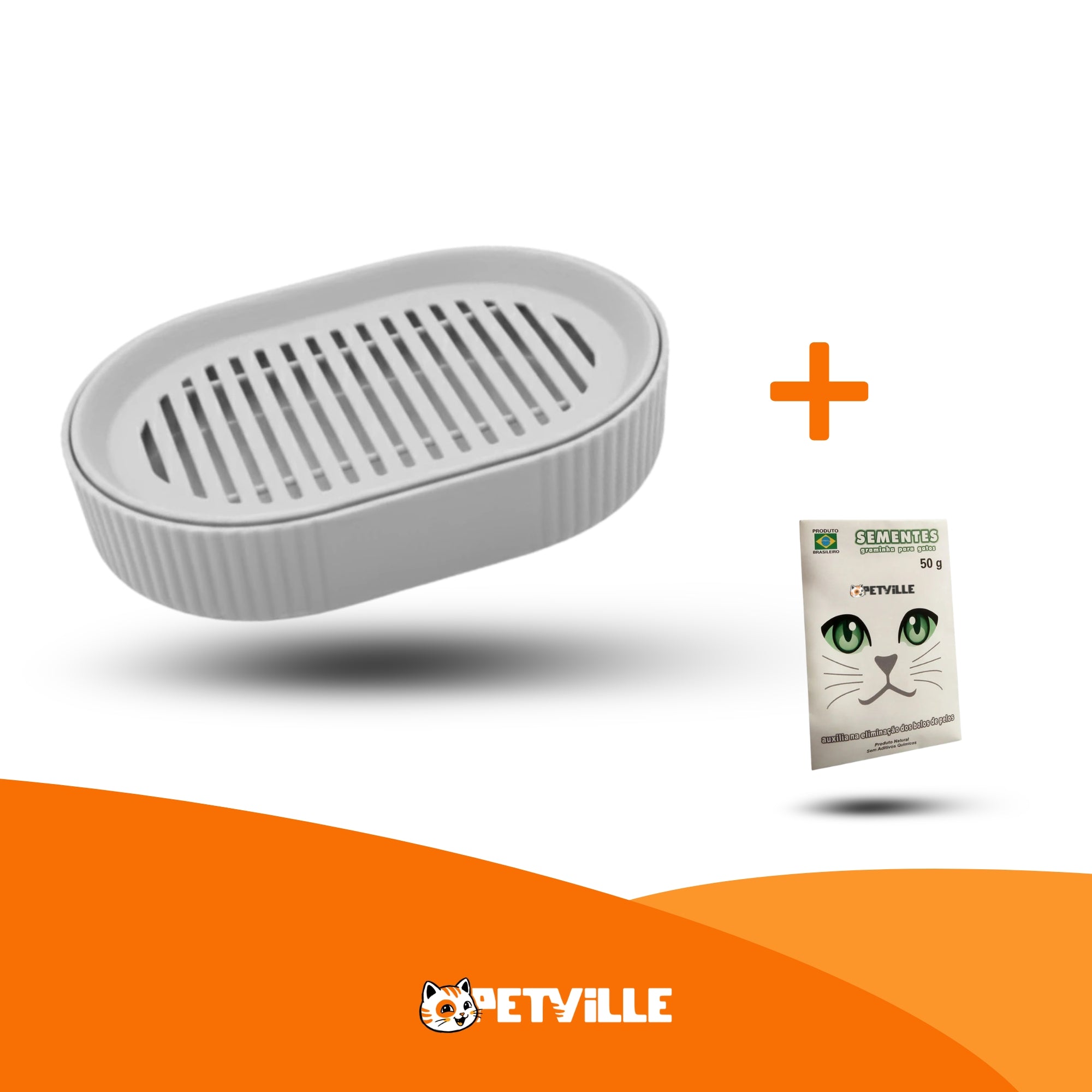 Grama Hidropônica Cultivável para Gatos - Petville™