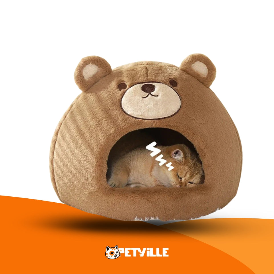 Cama Toca Ursinho para Pets Pequenos