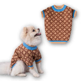 Roupa de Cachorro de Malha Estampada