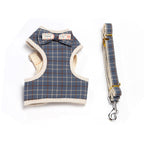 Coleira e Guia Pet Raian de Camurça Premium